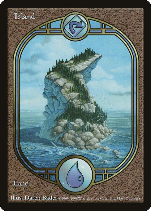Island — Unglued #85, art by Daren Bader