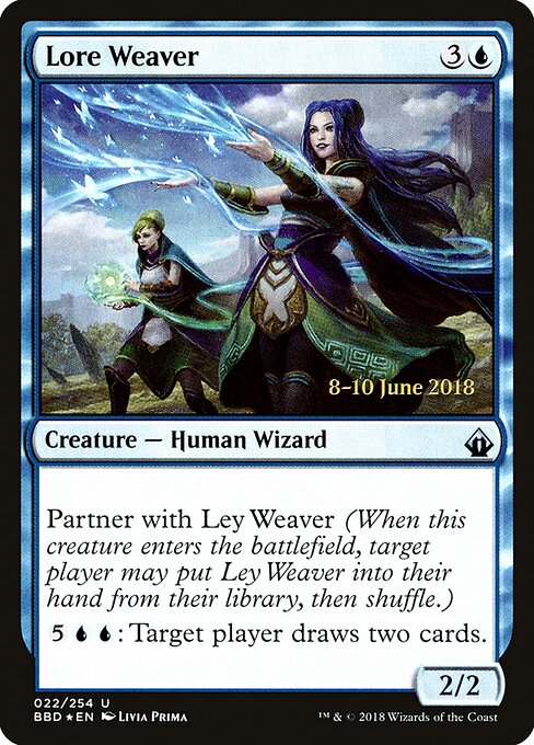 Lore Weaver — Battlebond Promos #22s, art by Livia Prima