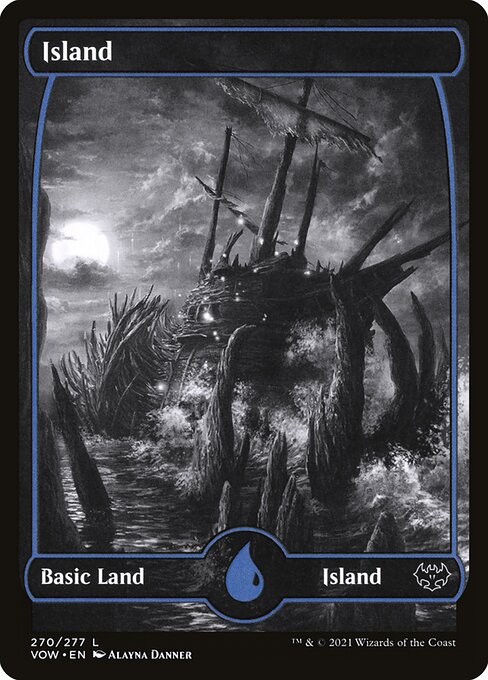 Island — Innistrad: Crimson Vow #270, art by Alayna Danner