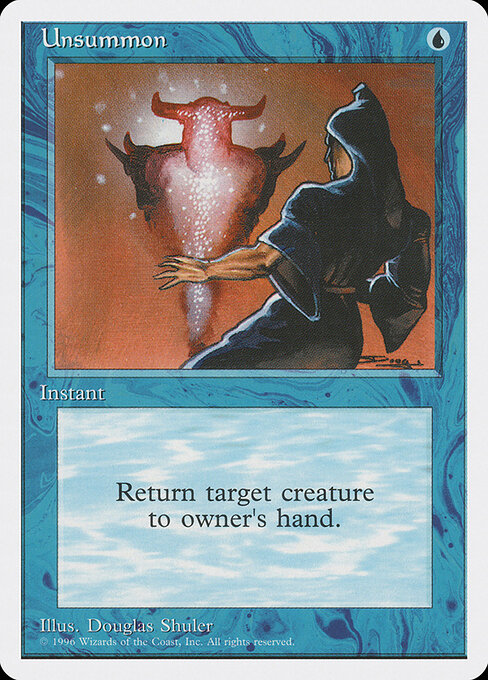 Unsummon — Introductory Two-Player Set #14, art by Douglas Shuler