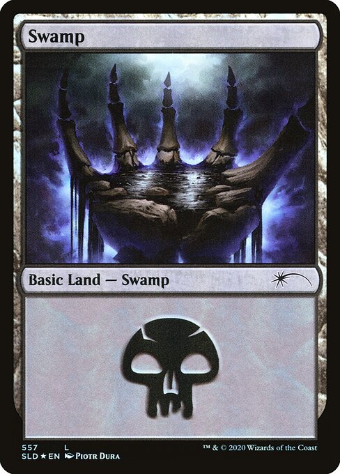 Swamp — Secret Lair Drop #557, art by Piotr Dura