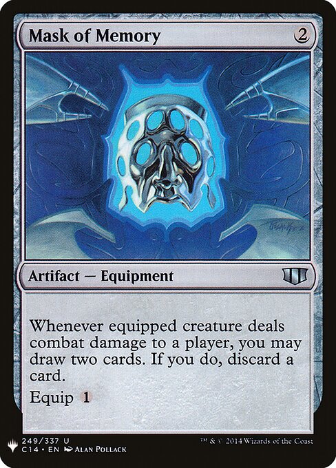 Mask of Memory — The List #C14-249, art by Alan Pollack