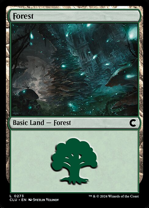 Forest — Ravnica: Clue Edition #273, art by Svetlin Velinov