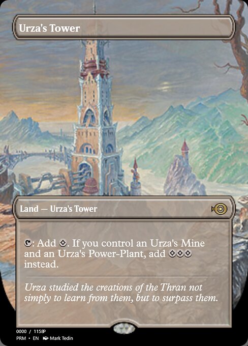 Urza's Tower — Magic Online Promos #82808, art by Mark Tedin