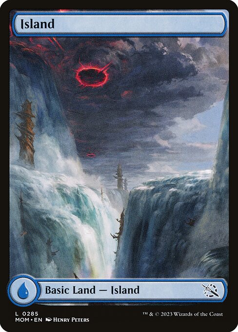 Island — March of the Machine #285, art by Henry Peters