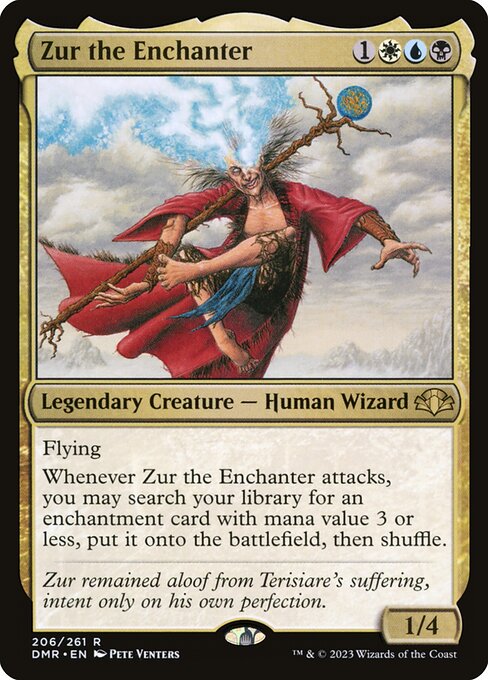 Zur the Enchanter — Dominaria Remastered #206, art by Pete Venters