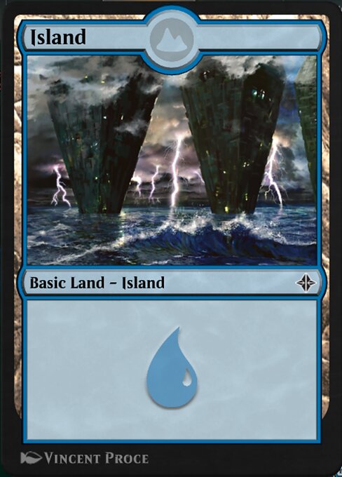 Island — MTG Arena Promos #222, art by Vincent Proce