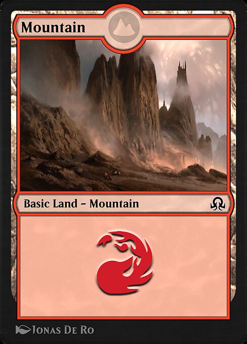 Mountain — Shadows over Innistrad Remastered #286, art by Jonas De Ro
