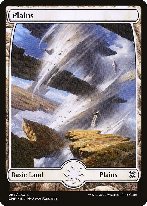 Plains — Zendikar Rising #267, art by Adam Paquette