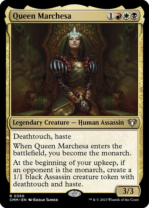 Queen Marchesa — Commander Masters #350, art by Kieran Yanner
