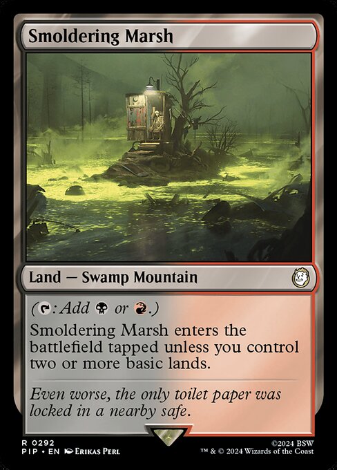 Smoldering Marsh — Fallout #292, art by Erikas Perl