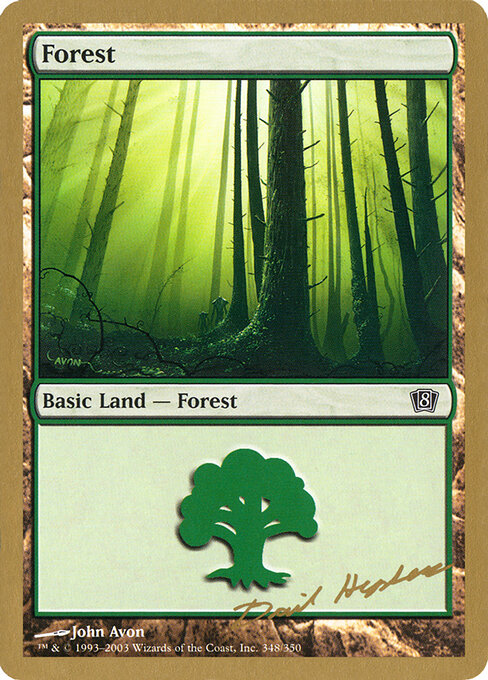 Forest — World Championship Decks 2003 #dh348, art by John Avon