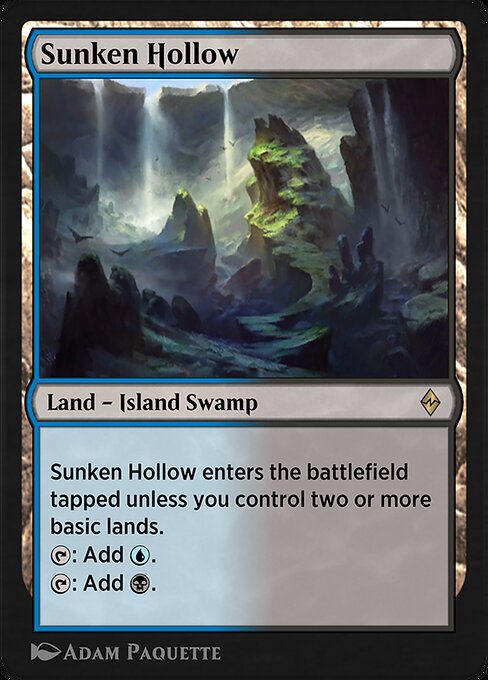 Sunken Hollow — Explorer Anthology 3 #23, art by Adam Paquette