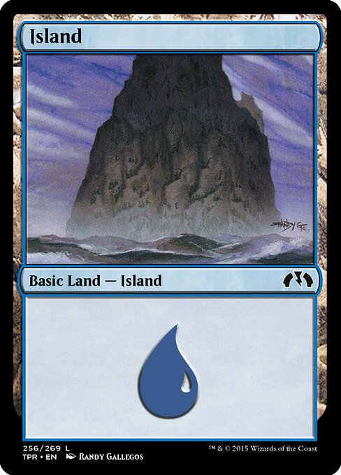 Island — Tempest Remastered #256, art by Randy Gallegos