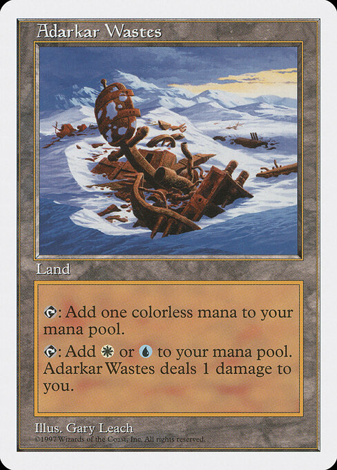 Adarkar Wastes — Fifth Edition #410, art by Gary Leach