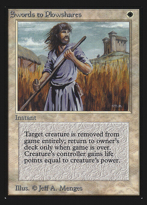 Swords to Plowshares — Collectors' Edition #41, art by Jeff A. Menges