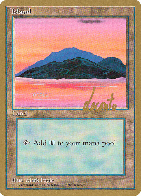 Island — Pro Tour Collector Set #ml369, art by Mark Poole