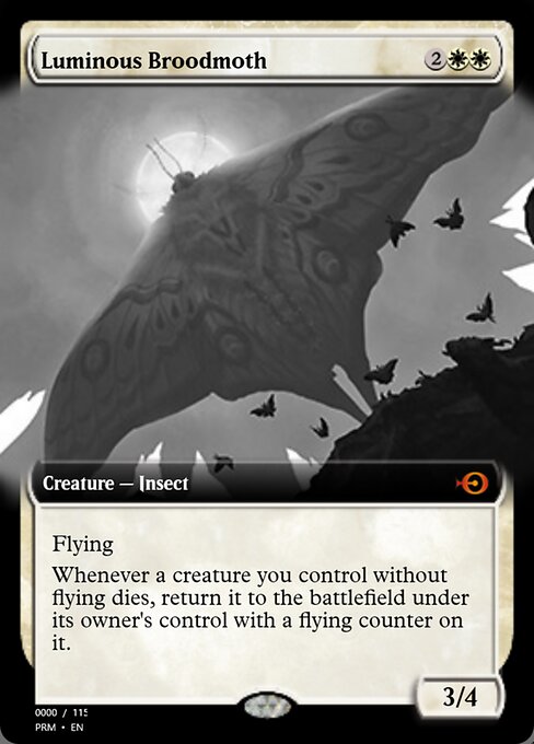 Luminous Broodmoth — Magic Online Promos #80871, art by Lie Setiawan