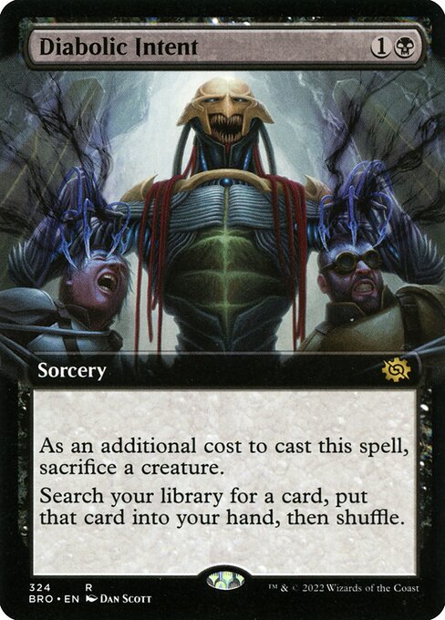 Diabolic Intent — The Brothers' War #324, art by Dan Murayama Scott