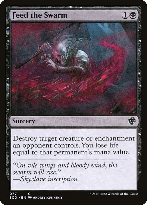Feed the Swarm — Starter Commander Decks #77, art by Andrey Kuzinskiy