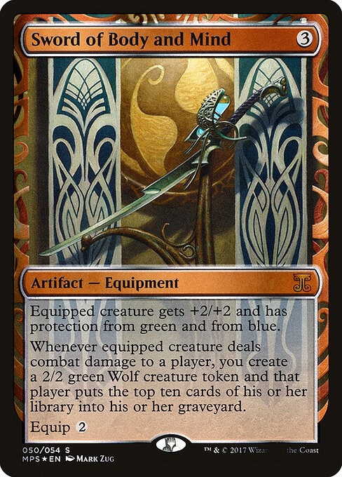 Sword of Body and Mind — Kaladesh Inventions #50, art by Mark Zug