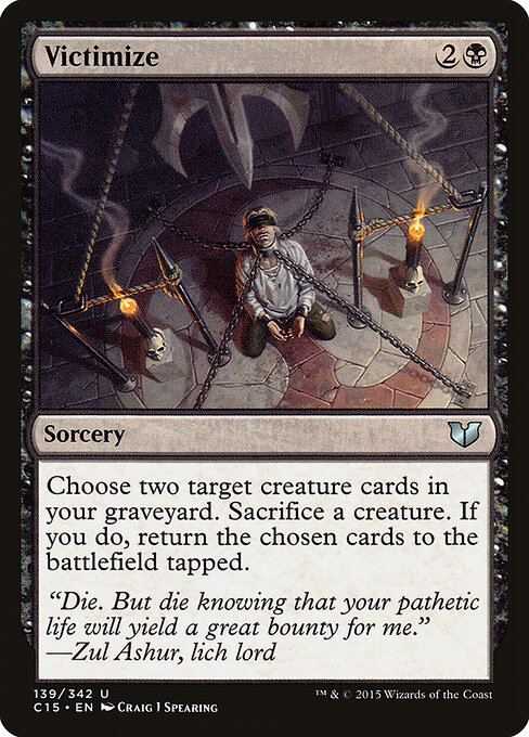 Victimize — Commander 2015 #139, art by Craig J Spearing