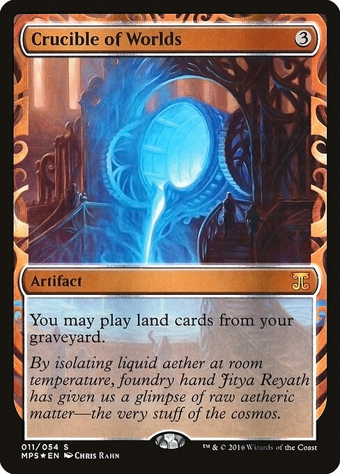 Crucible of Worlds — Kaladesh Inventions #11, art by Chris Rahn