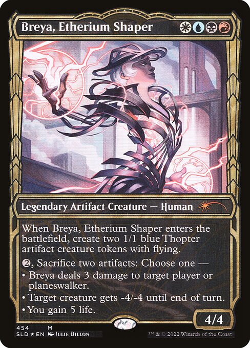 Breya, Etherium Shaper — Secret Lair Drop #454, art by Julie Dillon