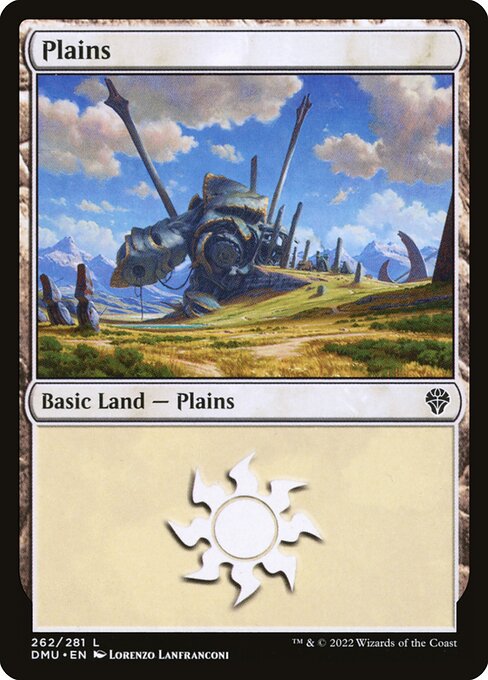 Plains — Dominaria United #262, art by Lorenzo Lanfranconi