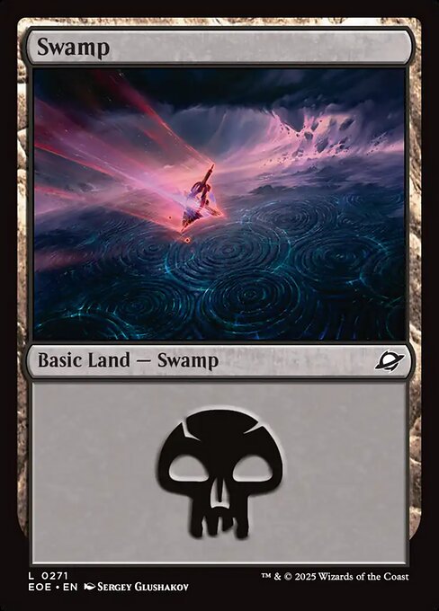 Swamp — Edge of Eternities #271, art by Sergey Glushakov