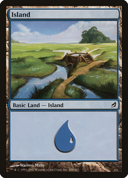 Island — Lorwyn #286, art by Warren Mahy