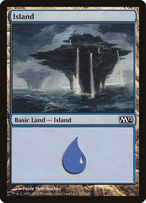 Island — Magic 2012 #237, art by Peter Mohrbacher
