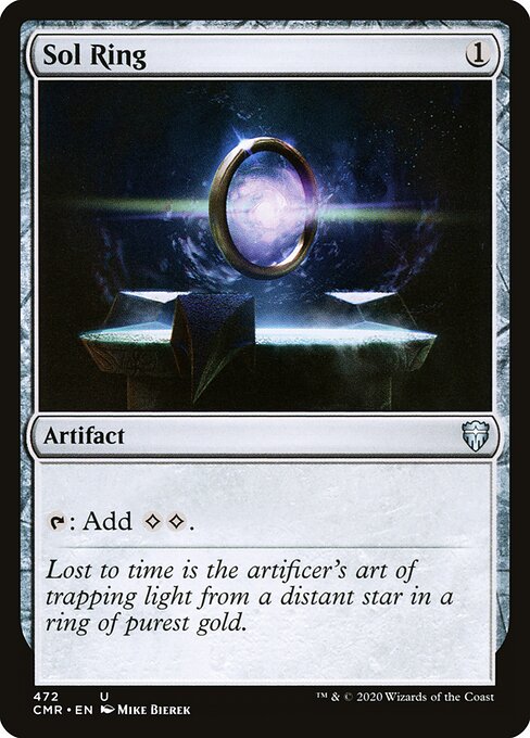 Sol Ring — Commander Legends #472, art by Mike Bierek