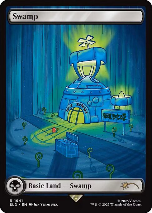Swamp — Secret Lair Drop #1941, art by Jon Vermilyea