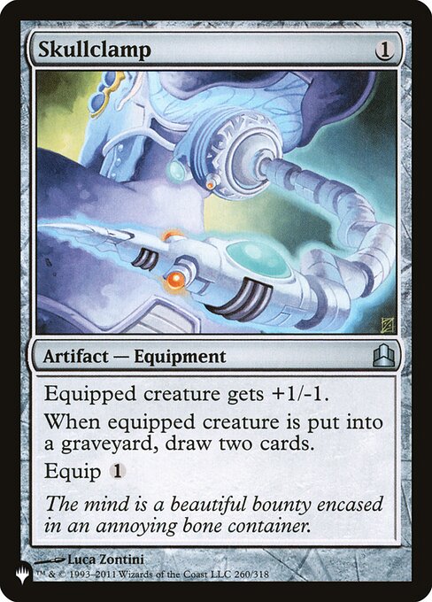Skullclamp — The List #CMD-260, art by Luca Zontini