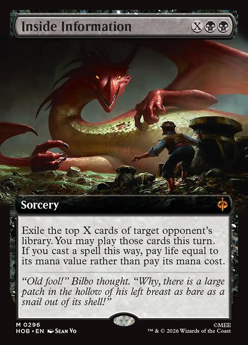 Inside Information — The Hobbit #296, art by Sean Vo