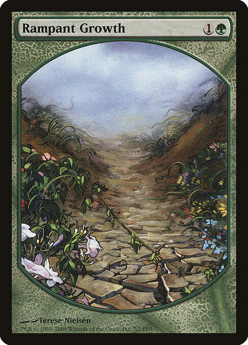 Rampant Growth — Magic Player Rewards 2009 #7, art by Terese Nielsen