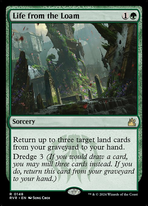 Life from the Loam — Ravnica Remastered #148, art by Sung Choi