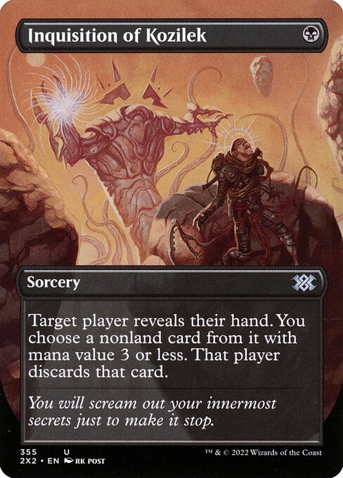 Inquisition of Kozilek — Double Masters 2022 #355, art by rk post