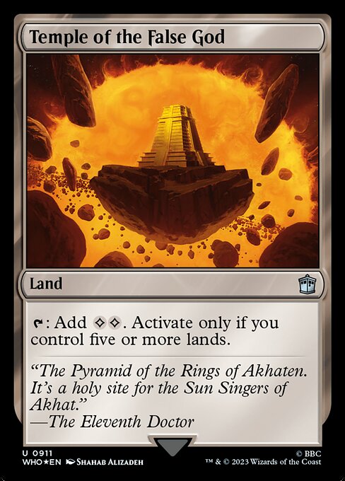 Temple of the False God — Doctor Who #911, art by Shahab Alizadeh
