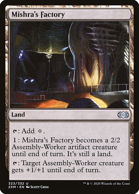 Mishra's Factory — Double Masters #323, art by Scott Chou