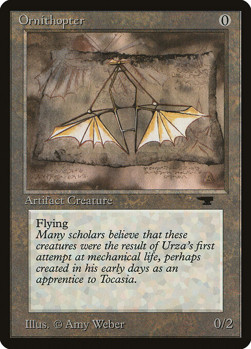 Ornithopter — Antiquities #60, art by Amy Weber