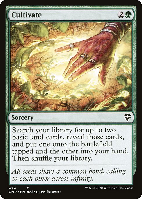 Cultivate — Commander Legends #424, art by Anthony Palumbo