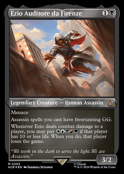 Ezio Auditore da Firenze — Assassin's Creed #203, art by Fajareka Setiawan