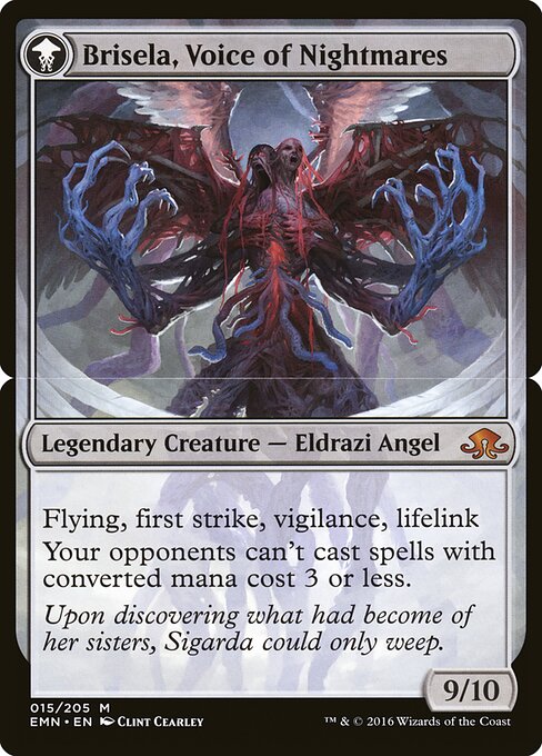 Brisela, Voice of Nightmares — Eldritch Moon #15b, art by Clint Cearley