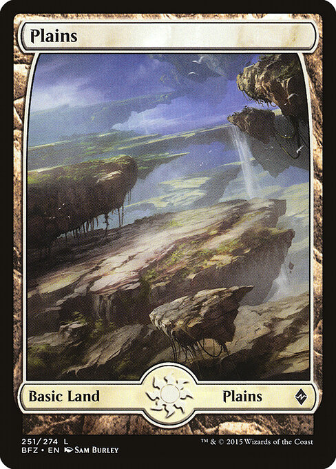 Plains — Battle for Zendikar #251, art by Sam Burley