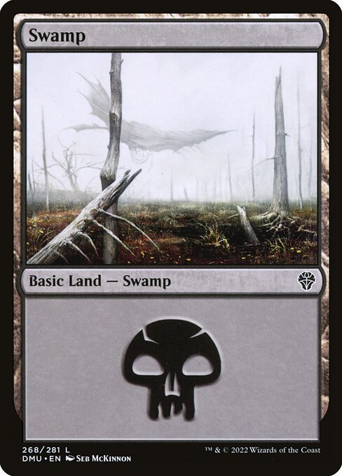 Swamp — Dominaria United #268, art by Seb McKinnon