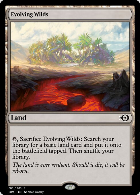 Evolving Wilds — Magic Online Promos #55880, art by Noah Bradley