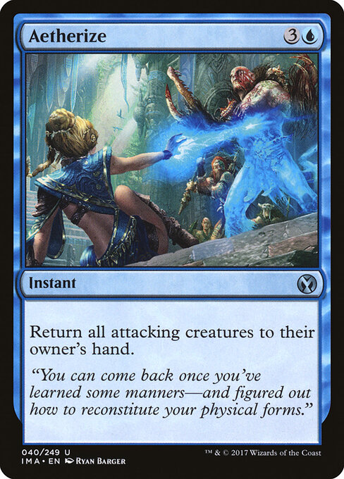 Aetherize — Iconic Masters #40, art by Ryan Barger