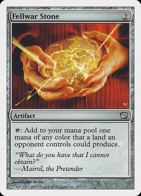 Fellwar Stone — Ninth Edition #297, art by John Avon